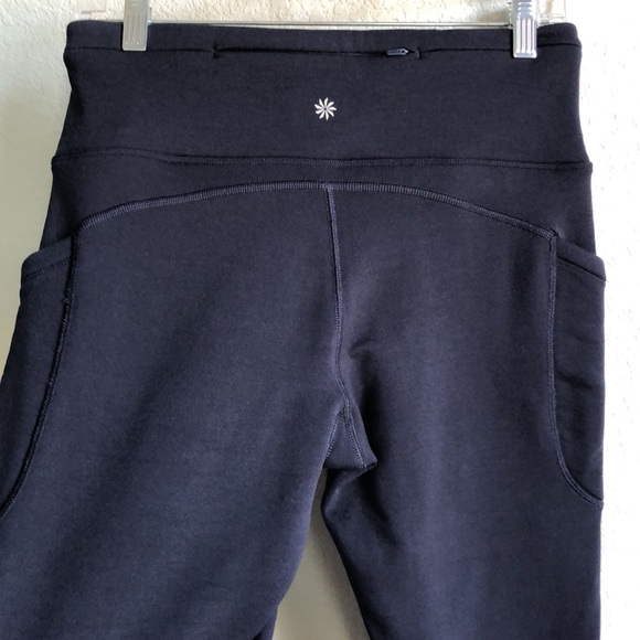 Athleta Altitude Stash Tight Polartec Powerstretch Navy Medium 428836 Petite - Picture 8 of 15